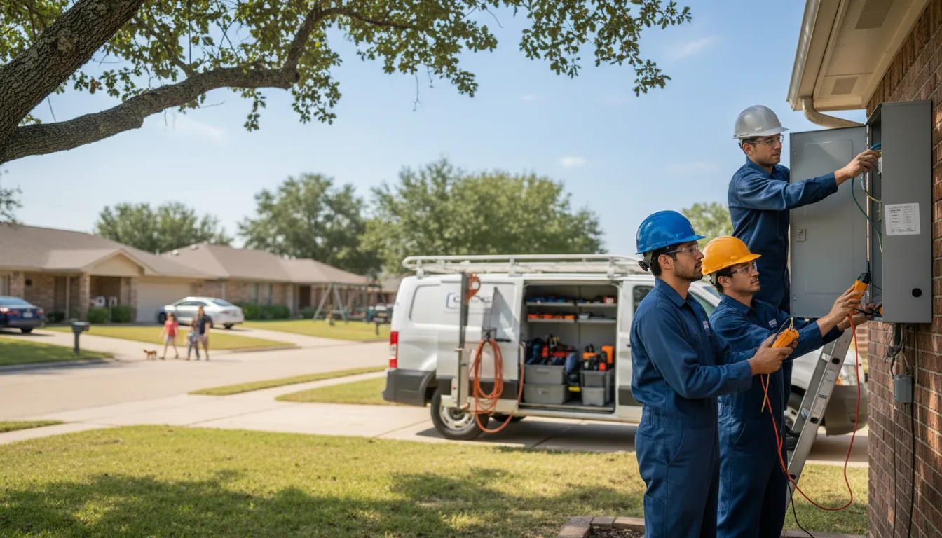 Certified electrician providing emergency electrical services in Marathon, WI